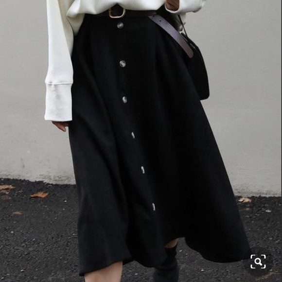 OAK + FORT Midi Skirt - Picture 1 of 5